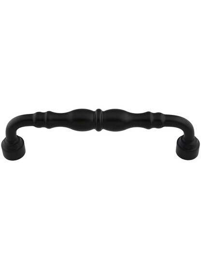 Phineas Cabinet Pull - 6 inch Center-to-Center in Flat Black.